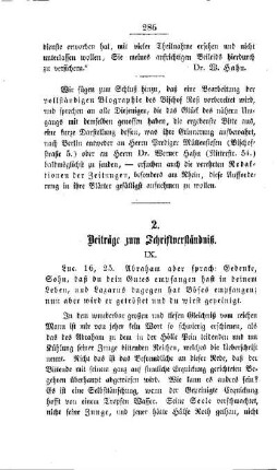 Beiträge zum Schriftverständniß