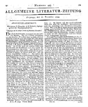 Richter, A. G.: Anfangsgründe der Wundarzneykunst etc. (Beschluß der im vorigen Stück abgebrochenen Rezension.)