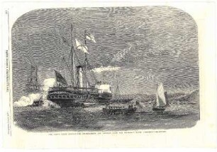 The Grand Dukle Constantine disembarking off Osborne from Her Majesty"s Yacht "Osborne"