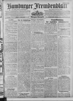 Hamburger Fremdenblatt, Morgenausgabe