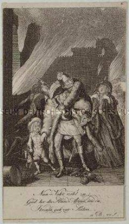 Illustrationen zu Blumauers "Aeneide" - Blatt 6 (von 12)