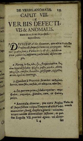 Caput VIII. De Verbis Defectivis & Anomalis.