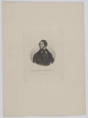 Bildnis des William Harrison Ainsworth