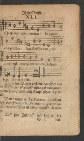 [Von der Himelfart Jhesu Christi. Anfang fehlt]