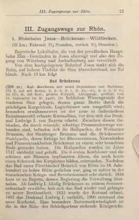 1. Rhönbahn Jossa - Brückenau - Wildflecken.