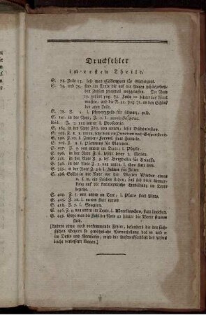 Druckfehler im ersten Theile