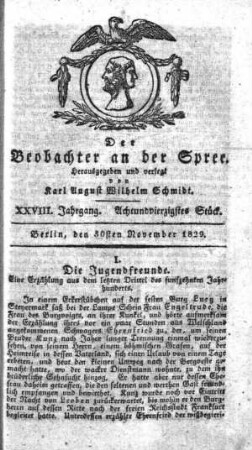 48. Stueck, 30. November 1829