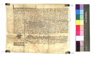 Resignation des comburgischen Kanonikats durch Georg Daniel Schott zu Gunsten seines Bruders Alexander Schott