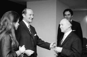 Freiburg: Kongresshaus Freiburg; Tochter Filbinger, Ministerpräsident Filbinger, Bürgermeister Heidel
