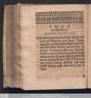 Textus Hiob. XXXVII. V. 2. 3. 4. 5.