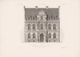 Wohnhaus Puricell, Trier: Ansicht (aus: Architektonisches Skizzenbuch, H. 135/6, 1875)