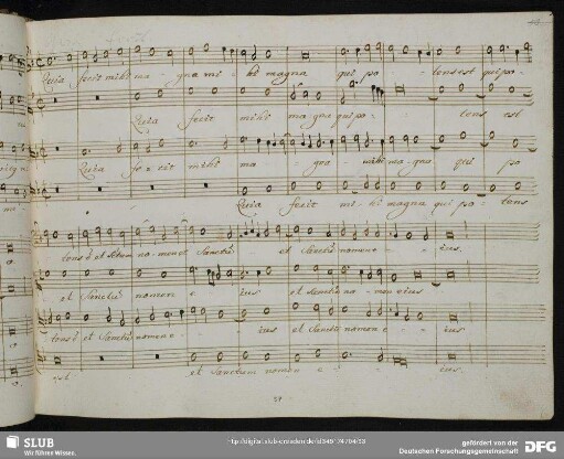 Quia fecit mihi magna