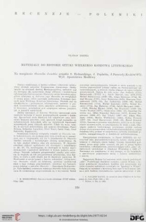 Materiały do historii sztuki Wielkiego Księstwa Litewskiego