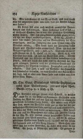 Biblische Erzählungen nebst ihrer Verteidigung. T.3.