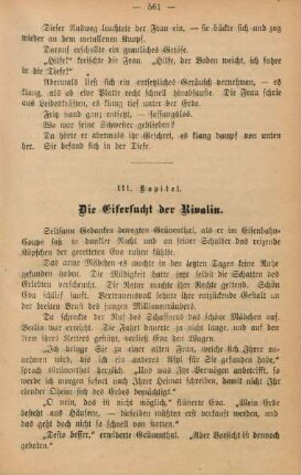111. Kapitel. Die Eifersucht der Rivalin.