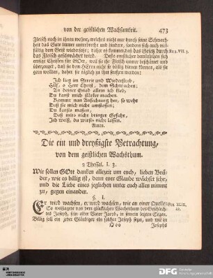Die ein und dreyßigste Betrachtung [...]