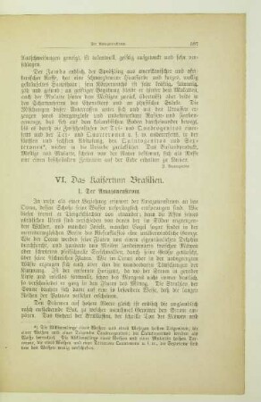 VI. Das Kaisertum Brasilien.