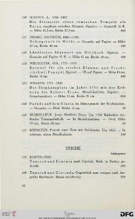 Stiche (Nr. 118-127)