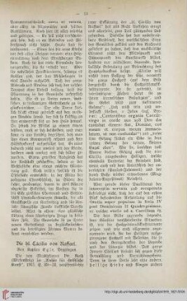 38/39: Die hl. Cäcilia von Raffael