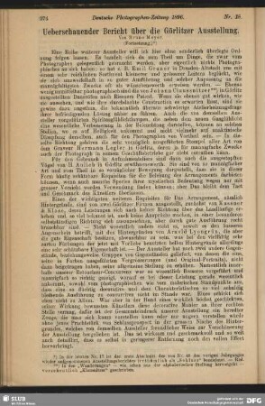 Ueberschauender Bericht über die Görlitzer Ausstellung