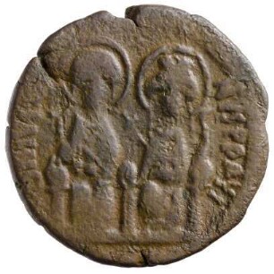 Münze, Follis, 571 / 572