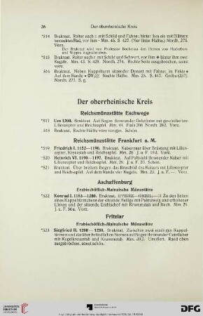 Der oberrheinische Kreis (Nr. 517-572)