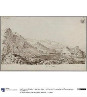 "Hafen des Ulisses bei Taormina" / Landschaft bei Taormina