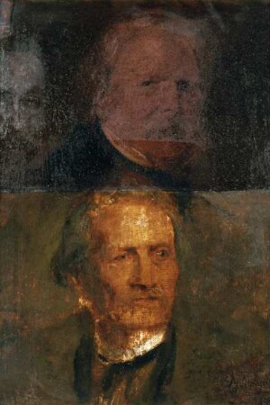 Porträtstudien (Moritz von Schwind und Gottfried Semper)