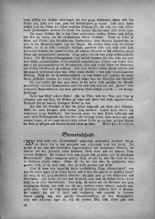 Gemeinschaft.