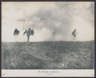 Die Kämpfe in Flandern. Gasangriff