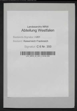 Verkauf des 1. Teils der Kuckelingshofe, Gemeinde Metelen, an Bernh. Anton Huesker und Joh. Bernh. Wensing in Metelen (Nr. 1412).