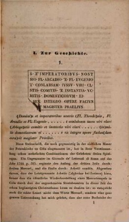 Central-Museum rheinländischer Inschriften, 1. (1839)