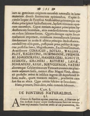 Cap. I. De Fontibus Naturalibus