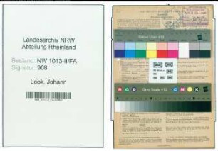 Entnazifizierung Johann Look , geb. 06.12.1901 (Kaufmann)