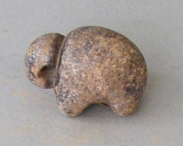 Animal figure made of stone