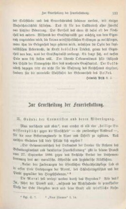 133-148 Zur Beurtheilung der Feuerbestattung