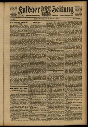 Ausgabe vom Donnerstag, den 20. September 1906.