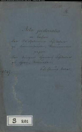 Schöteler (Schöttler), Wilhelmine in Fromhausen gegen Heinrich Schöteler in Horn - Schichtung