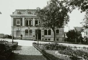 Meerane : Meerane. Webschule. Straßenfront