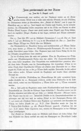 Zum zweitenmale an der Ancre