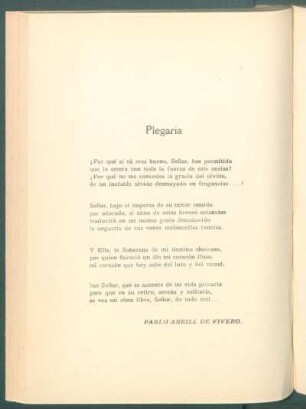 Plegaria
