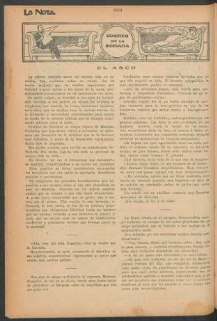 Cuento de la semana : El asco