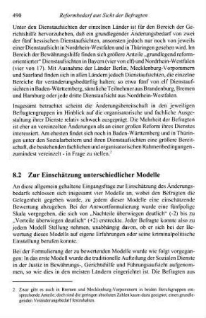 490-492, 8.2 Zur Einschätzung unterschiedlicher Modelle