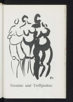 Termine und Treffpunkte