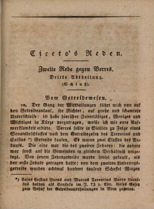 Marcus Tullius Ciceros Werke, 32. Reden ; 6. Bändchen