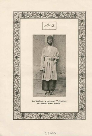 Bild des Verfassers in persischer Kleidung