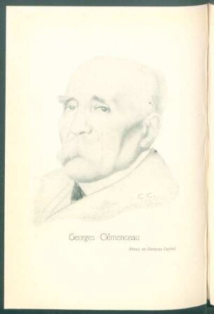 Georges Clémenceau - (Dibujo de Cárdenas Castro)