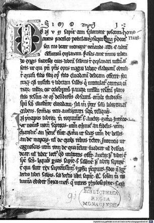 Honorii Augustodunensis commentarius in Cantica canticorum - BSB Clm 14759