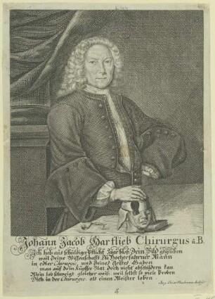 Bildnis des Johann Jacob Hartlieb