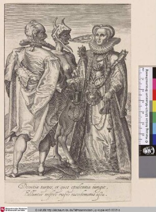 [Heirat, des Geldes wegen; Marriage for Wealth]